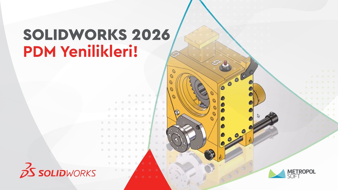 SOLIDWORKS 2026 - PDM Yenilikleri - YouTube