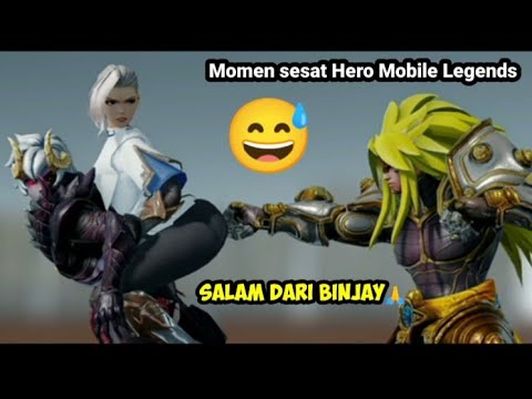 Salam dari Binjai || Momen sesat 😁animasi mobile legends wik wik