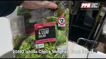 20892 Ishida Check Weigher Blast Reject