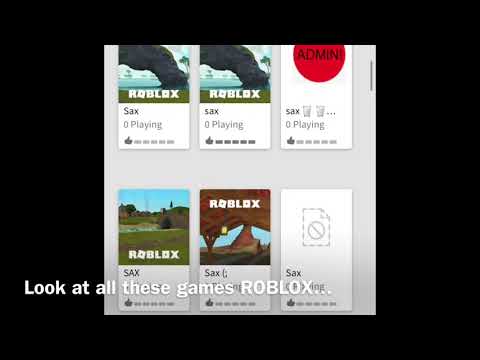 How To Find Sax Games On Roblox Youtube - roblox gross place 2019