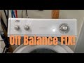 Whirlpool Kenmore Maytag Washer Off Balance Fix, Not Springs Not Pads!