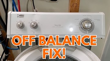 Whirlpool Kenmore Maytag Washer Off Balance Fix | No Springs or Pads Needed!