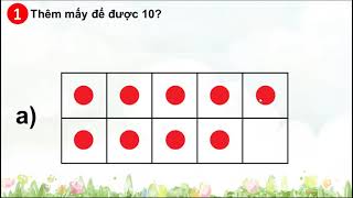 Toán Lớp 2   Bài  Phép cộng có tổng bằng 10   Chân trời sáng tạo