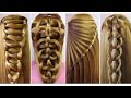 4 SUPER Easy Hairstyles with elastics for everyday ❤ Hair Trick ❤ Coiffures Simples tous les jours