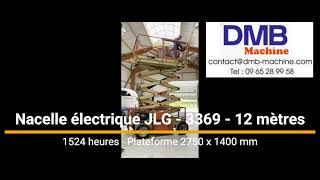 Nacelle Élévatrice Jlg - 3369 - 12 Mètres - Électrique - 2001 - 1525 Heures