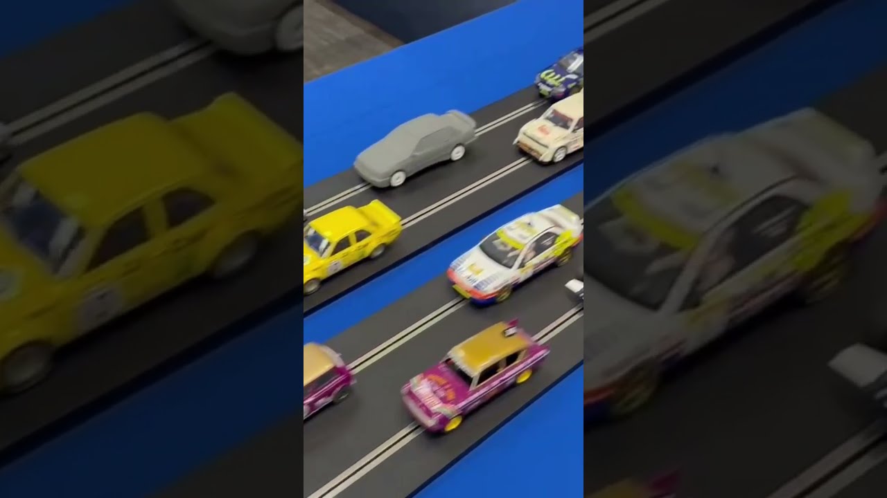 Scalextric 2025 slot cars on display #slotcars #scalextric