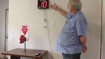 Take-A-Number System with IR Remote Control