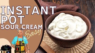 Instant Pot Sour Cream | So Easy!