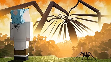 I Added GIANT Spiders To Minecraft - True Arachnophobia