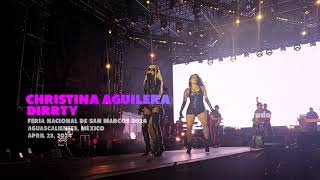 Christina Aguilera - DIRRTY (Aguascalientes, Mexico 2024) Feria Nacional San Marcos (april 23, 2024)