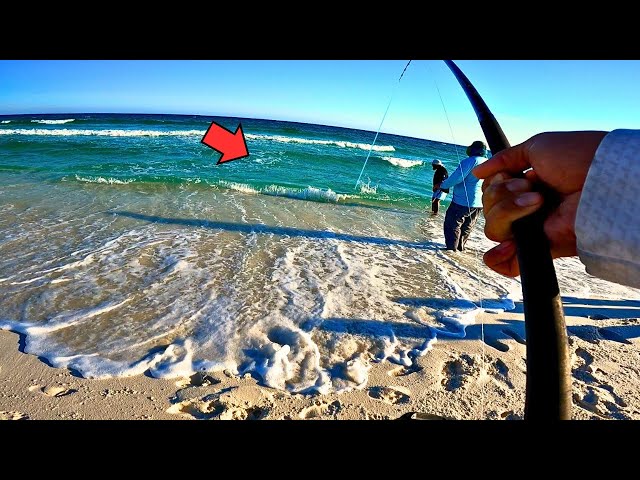 Surf Fishing for Pompano when THIS HAPPENED! **GIANTS** 