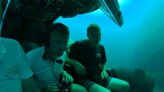1st Submarine Dive at Diamond Rock, Saba
