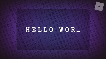 Roblox Studio Tutorial: Typewriter Text Effect (Beginner Friendly)