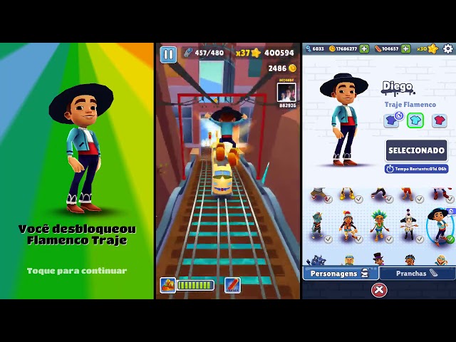 SUBWAY SURFERS DIEGO FLAMENGO TRAJE DESBLOQUEADO ♡ ♥