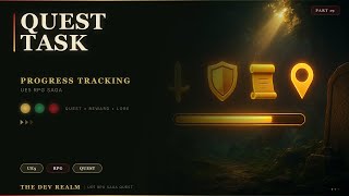 Unreal Engine - RPG - Saga - Quest System - Tutorial - Part 19 - Quest Task