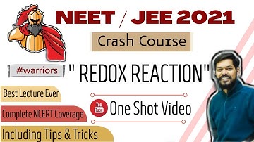 crash course neet । jeemain । 2021। Redox Reactions । tricks