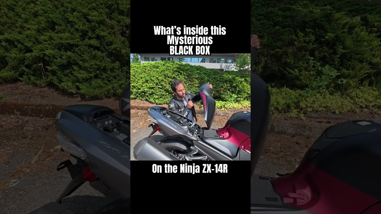 ブラックボックス What is inside this black box? #fyp #kawasaki #ninjazx14r