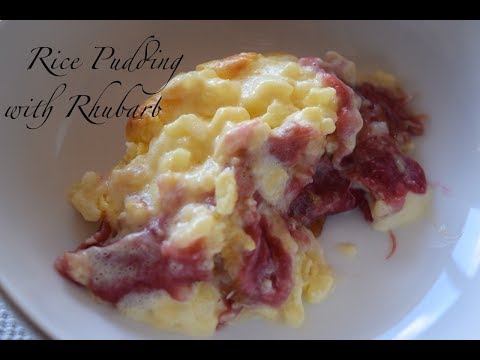 Video: Rice Pudding With Rhubarb