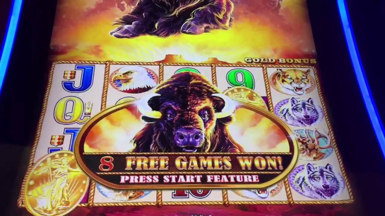 Buffalo Gold Slot Machine ~ FREE SPIN BONUS!!! ~ NICE WIN! ~ BAY MILLS ...