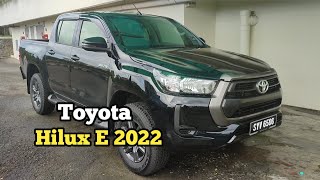 Toyota Hilux E Terbaru 2022,Memang Padu.,Keluar kedai terus pasang Tinted