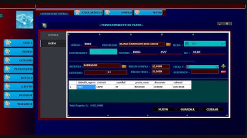 Sistema de Ventas en C# 2017 y Sql Server