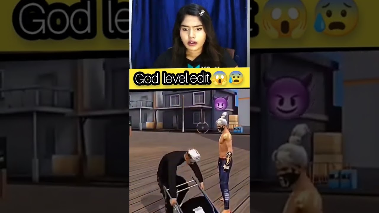 GOD LEVEL EDIT 🔥||FACECAM REACTION FREE FIRE🔥||