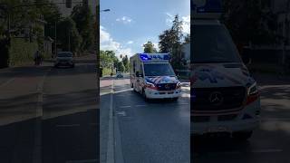 8.7.23 RTW von Schweiz 🇨🇭 in Deutschland 🇩🇪 Einsatzfahrt