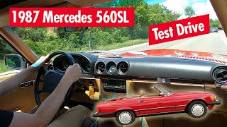 1987 Mercedes 560SL - Test Drive and Driving Impressions