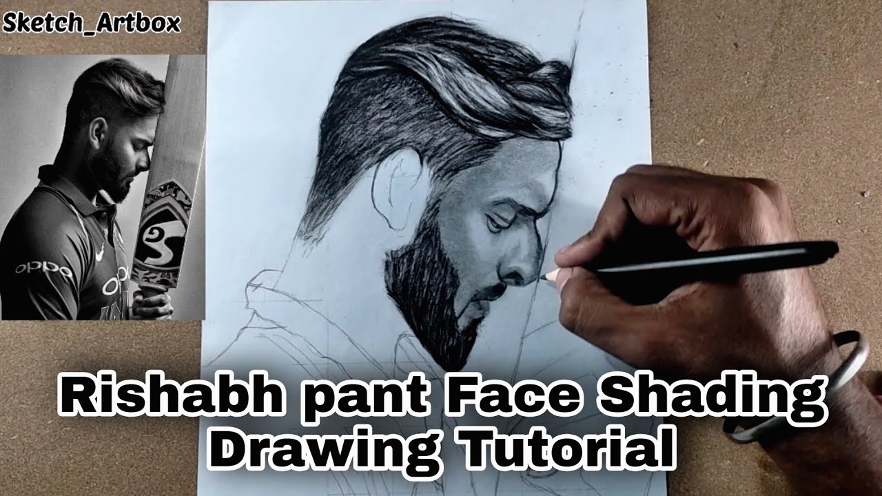 Full Face Shading Drawing Tutorial For Beginners | Step by Step ...