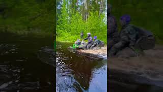 Толя едет через брод
