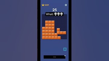 Whatt 💀💀💀 #blockblast #glitch