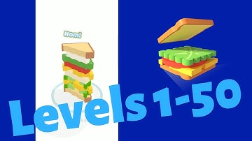 SANDWICH! Game First levels 1-50 Walkthrough
