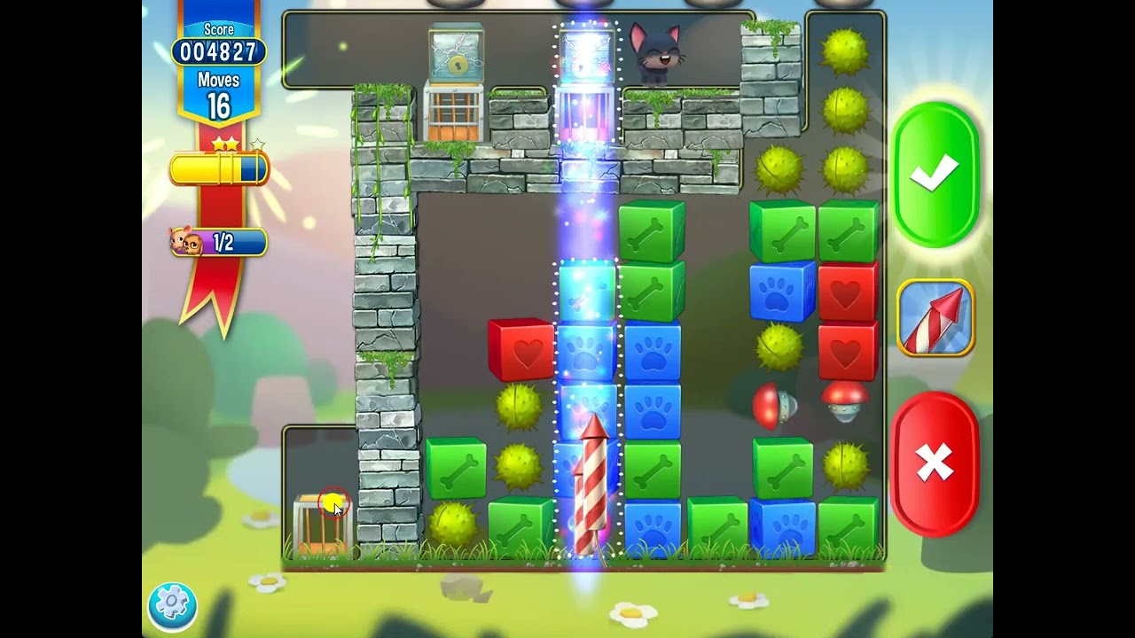 Pet Rescue Saga level 5090 no boosters | PuzzledCubes.site