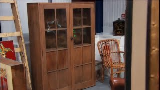 Early 20th Century Glazed Oak Bookcase - Salvage Hunters 1702