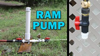 Ram Pump Top Delivery Valve to Fill Pipe faster