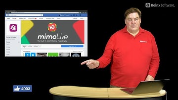 mimoLive™ Tutorial: Show Facebook Likes in your live stream
