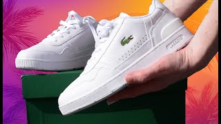 Unboxing Lacoste T-Clip White Trainers Summer Freshness On Your Feet