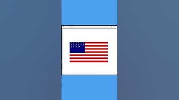 How To Draw The United States Flag In Python!! | The American Flag | United States Of America Flag🔥🔥