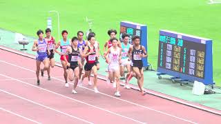 [4k]第105回日本選手権　第2日　U20男子1500m　決勝　2021年6月25日