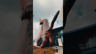 轉傳！屏東14公尺巨大萌萌擁抱貓咪，佇立在看海美術館，可愛度爆擊！屏東的日常，就是極度療癒☺️☺️ #極度日常 4/20正式開展，最萌貓狗等你來❤️