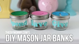 Make these simple diy money jars to teach kids how spend, save, and
give money. visit http://atbprosper.com learn about atb financial's
easy investment...