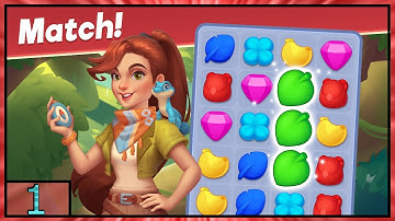 Zoo Match Gameplay - Android - Part1 Match Three