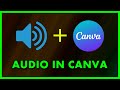 How to Add Music to a Canva Presentation | Canva Tutorial | 2024