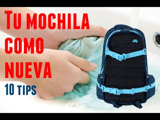 Aplicando ancla Lima Como nueva! 10 tips para lavar tu mochila - YouTube