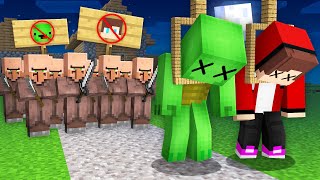 Why Did Villagers Hanged JJ and Mikey in Minecraft?  Maizen