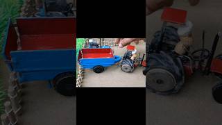 mini rc tractor trolley #diy #shortvideo