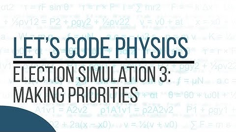 Election Simulation 3: Making Priorities