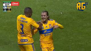 PARTIDAZO DE LIGUILLA | PUEBLA 2-2 TIGRES | CUARTOS IDA | AP. 2023 | GOLES DE CORDOVA Y FULGENCIO