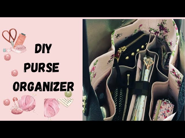 How to sew a Purse Organizer, EASY Step-by-step tutorial