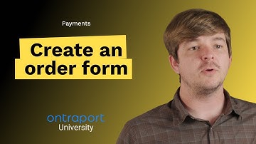 How to create order forms in Ontraport to collect payments online